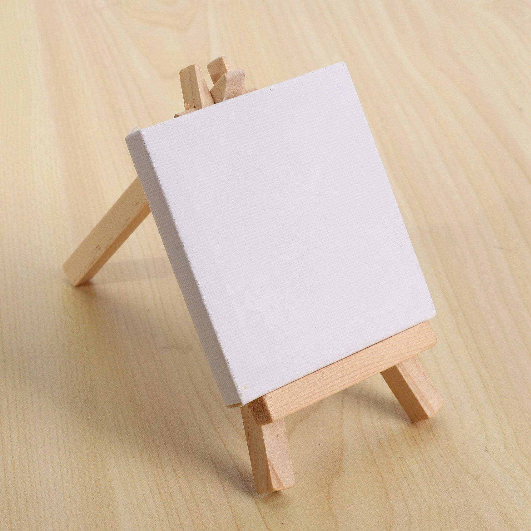 Artists 3 inch x3 inch Mini Canvas & 5 inch Mini Easel Set Painting Craft Drawing - 36 Mini Canvases & 36 Mini Easels