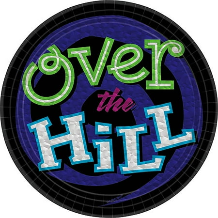 7'' Prismatic Luncheon Plates - 8-Pack, Over The Hill