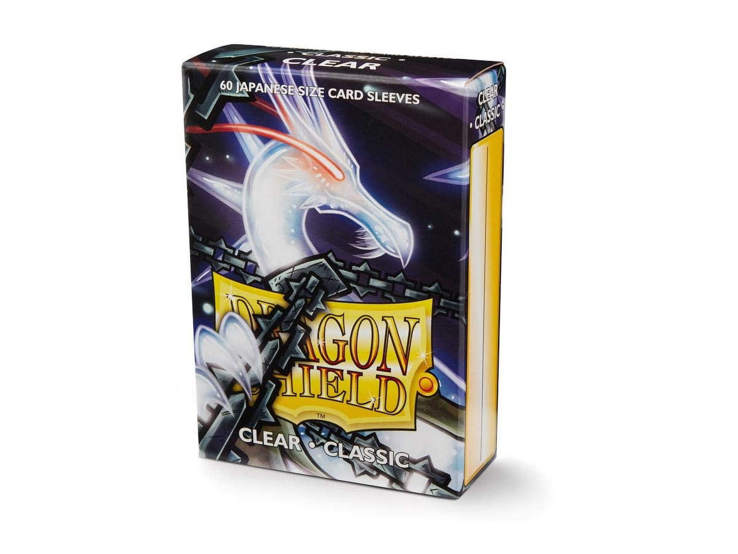 2 Packs Dragon Shield Classic Mini Japanese Clear 60 ct Card Sleeves Value Bundle!