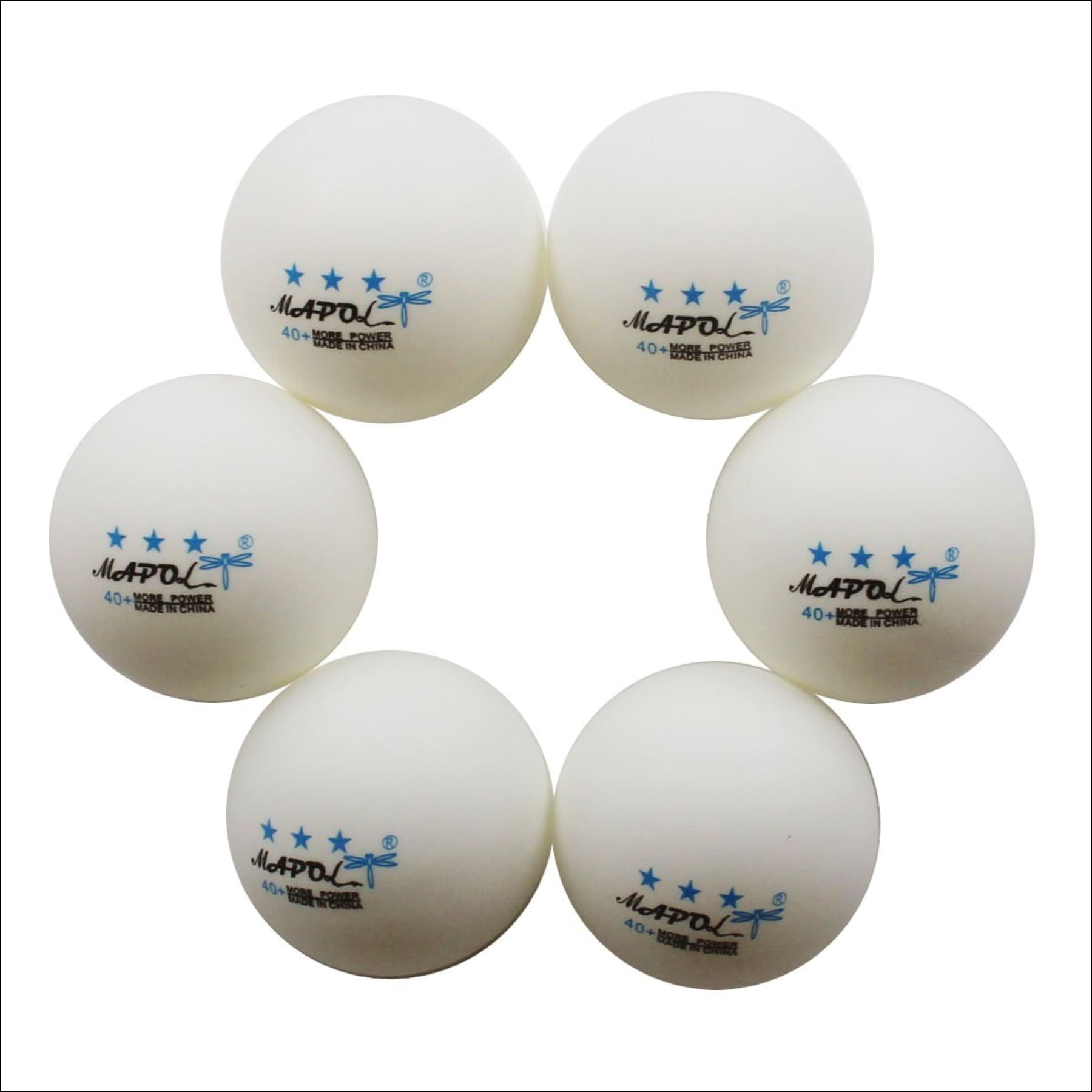 MAPOL 100 Counts 3-Star Orange Practice Ping Pong Balls Advanced Table Tennis 