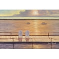 thumbnail image 2 of Romanello, Diane 18x13 Black Ornate Wood Framed with Double Matting Museum Art Print Titled - By the Bay, 2 of 4