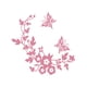 thumbnail image 1 of Inteprter Adhesivo de pared mariposas flor vid papel ligero cómodo papel pintado impermeable a prueba de decoloración accesorio para el hogar Decoración del hogar, 1 of 6