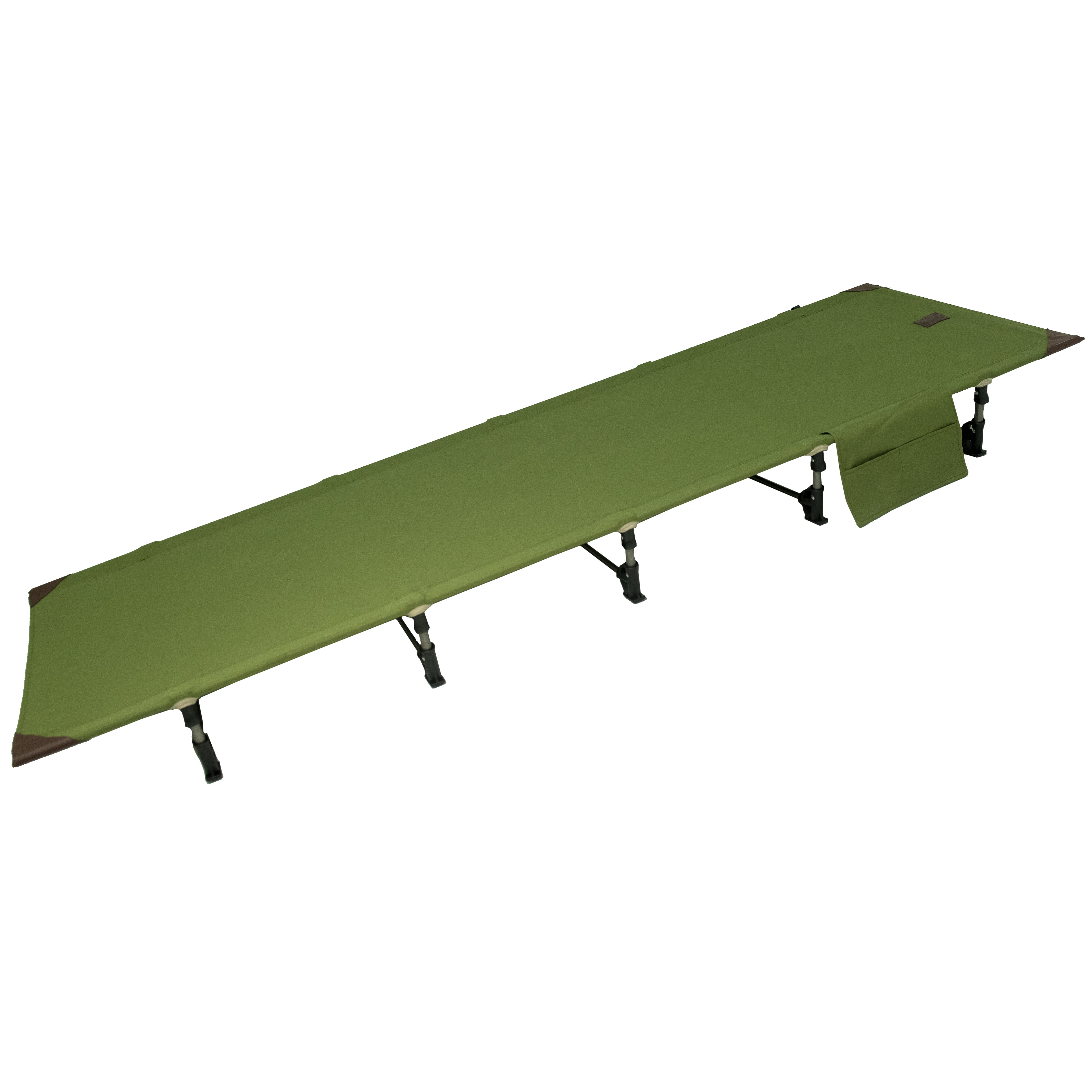 Kijaro Native Ultralight Cot, Hawksbill Crag Green, Assembled Size: 75.6" L x 6” H x 27.6” W