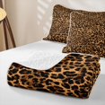 thumbnail image 4 of Erosebridal Fashion Cheetah Print Twin Quilt Set, Boys Girls Women Twin Coverlet Set, 2pcs, 4 of 7