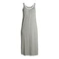 thumbnail image 4 of Secret Treasures Sleeveless Scoop Neck Knit Midi Nightgown (Women's and Women's Plus) 1 Pack, 4 of 6