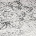 thumbnail image 3 of ReaLife Machine Washable Rug - Stain Resistant, Non-Shed - Eco-Friendly, Padded, Family & Pet Friendly - Made from Premium Recycled Fibers - Vintage Bohemian Medallion - Gray, 3' x 5', 3 of 6