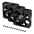 thumbnail image 2 of CORSAIR RS120 PWM 120mm Fans Triple Pack – Simplified Control – Daisy-Chain 4-Pin PWM Connection - Concentrated AirGuide Cooling - Magnetic Dome Bearing, 2 of 13