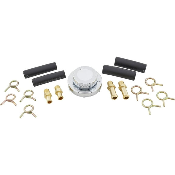 Offenhauser Chrome Universal Adjust. Fuel Pressure Regulator, 1-6 PSI