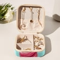 thumbnail image 6 of Ice Cream Travel Portable Square Jewelry Organizer: Necklace Holder, Bracelet Holder, and More for Stylish Girls and Women, 6 of 6