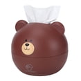 thumbnail image 3 of Cubierta De Caja De Pañuelos De Oso, Lindo Caricatura Redondeada De Grandes Bordes De Apertura Bifurcador De Cajas De Pañuelos Divertidos Para Regalos De Decoración De La, 3 of 7