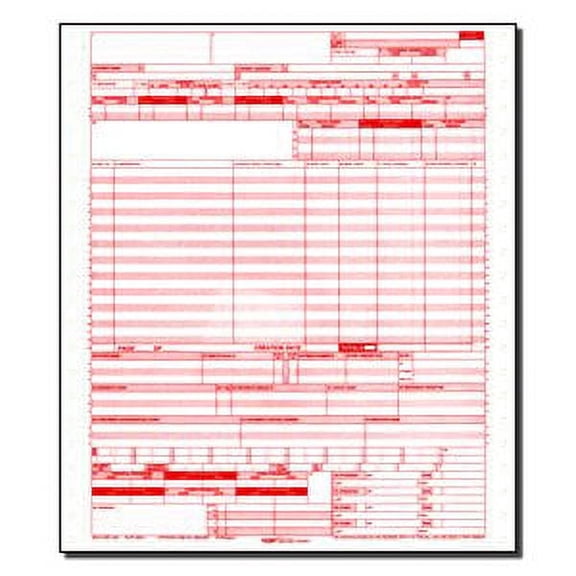 CMS 1450 / UB04 Medical Billing forms (500 Sheets)