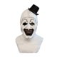 thumbnail image 2 of Disfraz de payaso de arte para hombres y mujeres, Cosplay de película, Terrifier 2, máscara de mono, máscara de Halloween, 2 of 5