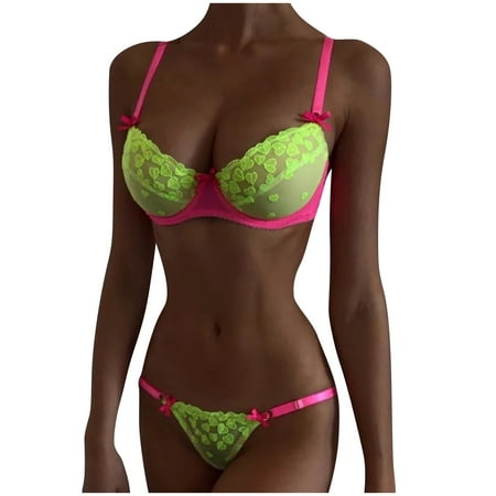 

Sayhi Bra Polyester Flowers Embroidery Daily Woman Vintage Pinup Lingerie for Women