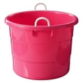 thumbnail image 2 of KeLiang 0402PKDC Stackable Plastic 18 Gallon Utility Storage Container Bucket Tubs with Rope Handles, , Set of 2 Buckets, 2 of 9