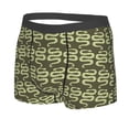 thumbnail image 2 of Wukai Green Snake Print Men’s Underwear Breathable Boxer Briefs,&nbsp;Moisture Wicking & Breathable-, 2 of 7