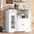 thumbnail image 1 of Qinaqin Kitchen Microwave Gabinete con Almacenamiento Buffet Sideboard para cm de Profundidadining Living Sala Alturaallway, 1 of 7