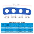 thumbnail image 2 of Uxcell Basketball Shooting Aid 3 Pack Finger Shoot Trainer Training Equipment Correct Shooting Posture Blue, S, 2 of 6
