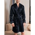 thumbnail image 5 of Men's Solid Color Long Sleeve Belted Spliced Rope Detail, 5 of 5