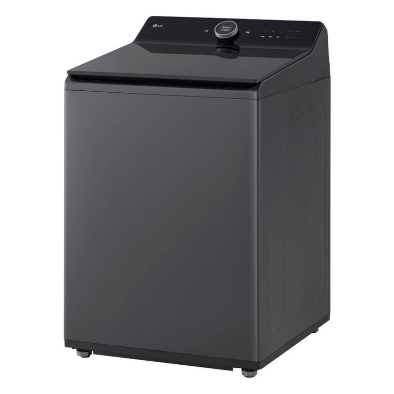 LG WT8400CB 5.5 Cu. Ft. Matte Black Mega Capacity Top Load Washer w/ EasyUnload™