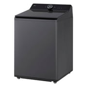 LG WT8400CB 5.5 Cu. Ft. Matte Black Mega Capacity Top Load Washer w/ EasyUnload