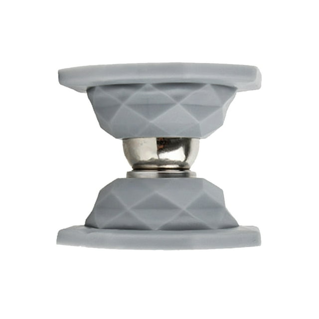 Youkk Round Suction Head Magnetic Door Stopper For Easy Installation Door Catch Collision Strong Suction grey