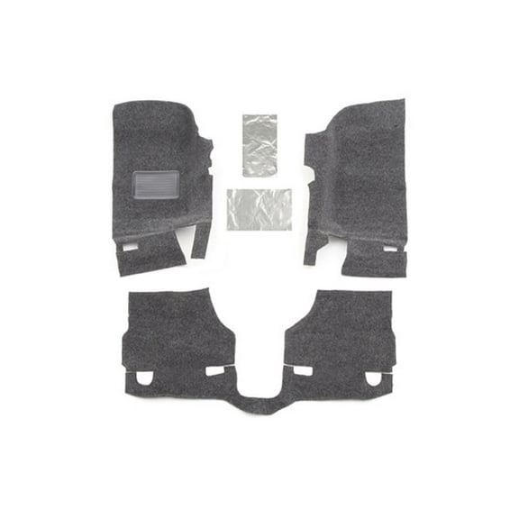 Bedrug BRJK07F2 Jeep Bedrug 07-10 Jeep JK 2Dr Front 3Pc Floor Kit (Includes Heat Shields) Fits select: 2008 JEEP WRANGLER UNLIMITED, 2009-2010 JEEP WRANGLER