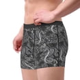 thumbnail image 2 of Pofeuu Snake Print Men’s Boxer Briefs, Moisture-Wicking Underwear, Regular,Trunk-Small, 2 of 5