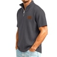 thumbnail image 5 of Sweatshirts For Men Long Sleeve Waffle Shirts Quarter Zip Loose Pullover Tops Lightweight Trendy Sweatshirts, 5 of 5