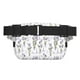 thumbnail image 3 of Fotbe Lavender Flowers Cangurera Cuadrada con Estampado de Doble Capa, Bolsa de Cintura Ajustable Mini para Hombres y Mujeres, 3 of 9