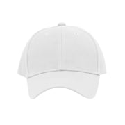 Top Headwear Blank Kids Youth Baseball Adjustable Hook and Loop Closure Hat White