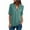 Light Blue, variant on Odeerbi Oversized Chiffon Blouse Long Sleeves Zip Up Tunic Tops 2025 Casual V-Neck Rollable Shirts Light Blue