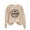 Khaki, variant on Classic Crewneck Sweatshirts Women Vintage Sporty Pullover Loose Comfy Casual Streetwear Fall Winter Basic Layering Top