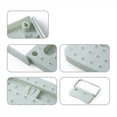 thumbnail image 3 of WEUVEB Estante Para Zapatos De Pared Azul Con Integrado Y Fácil Instalación En Plástico Resistente, 3 of 8