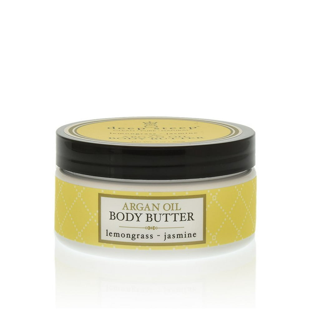 Deep Steep Argan Oil Body Butter, Lemongrass Jasmine, 7 Oz Walmart