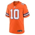 thumbnail image 2 of Men's Nike Bo Nix Orange Denver Broncos Mile High Collection 1977 Throwback Player Game Jersey, 2 of 6