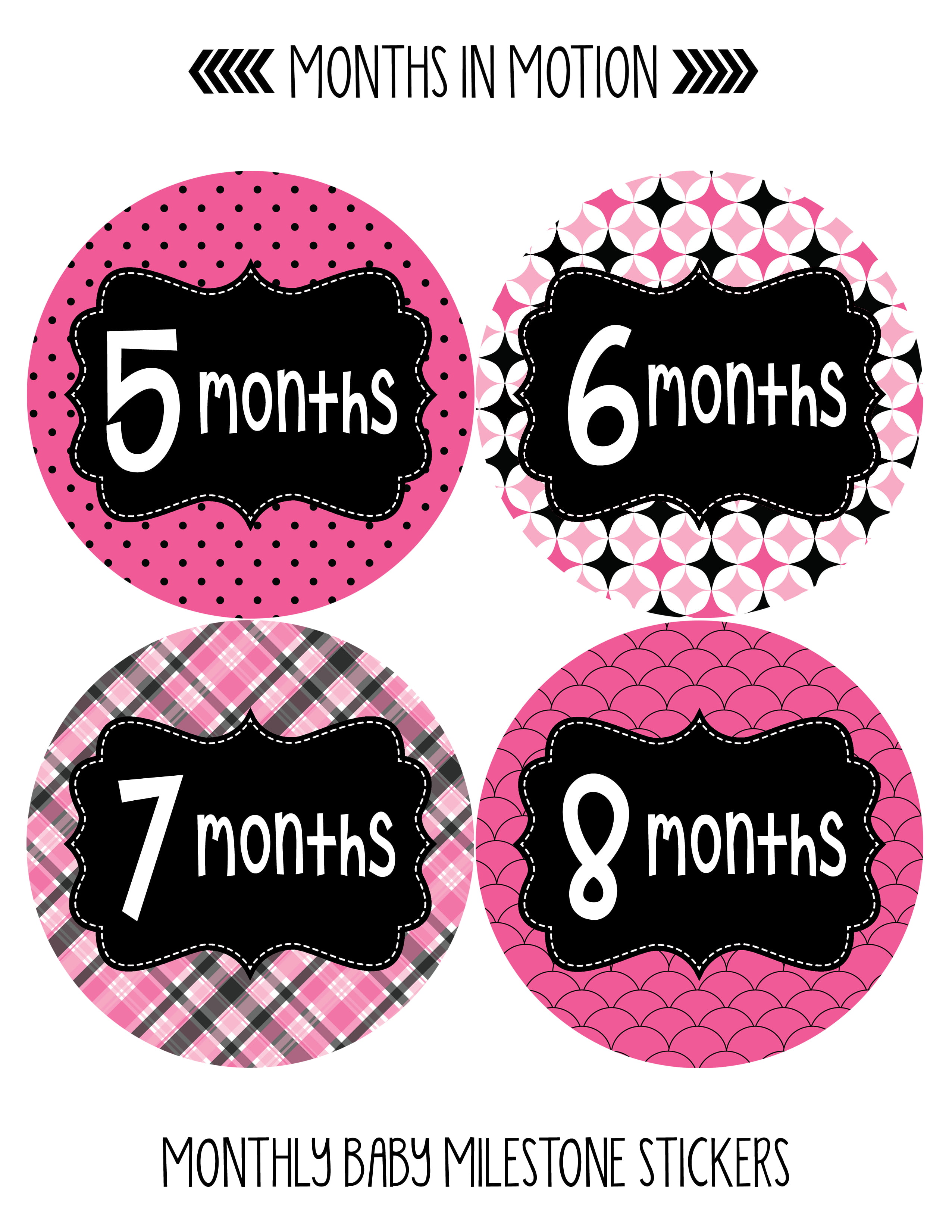 28 Baby Monthly Stickers Mount To Mount Birthday And All Hollidays First Year Best Photos For Your Boy And Girl 4 Inch Diameter Baby Drsuneettayal Gifts Stationery