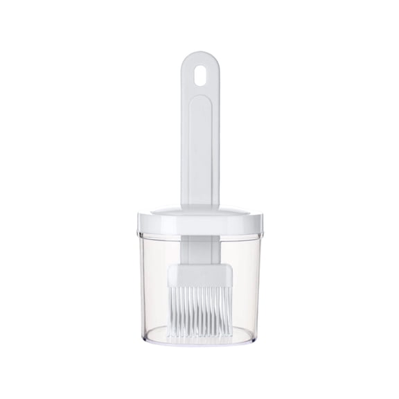 Leodye 1PCS Sauce and Oil Bottle with Silicone Brush for Cooking BBQ Kitchen-2.87x6.5 in