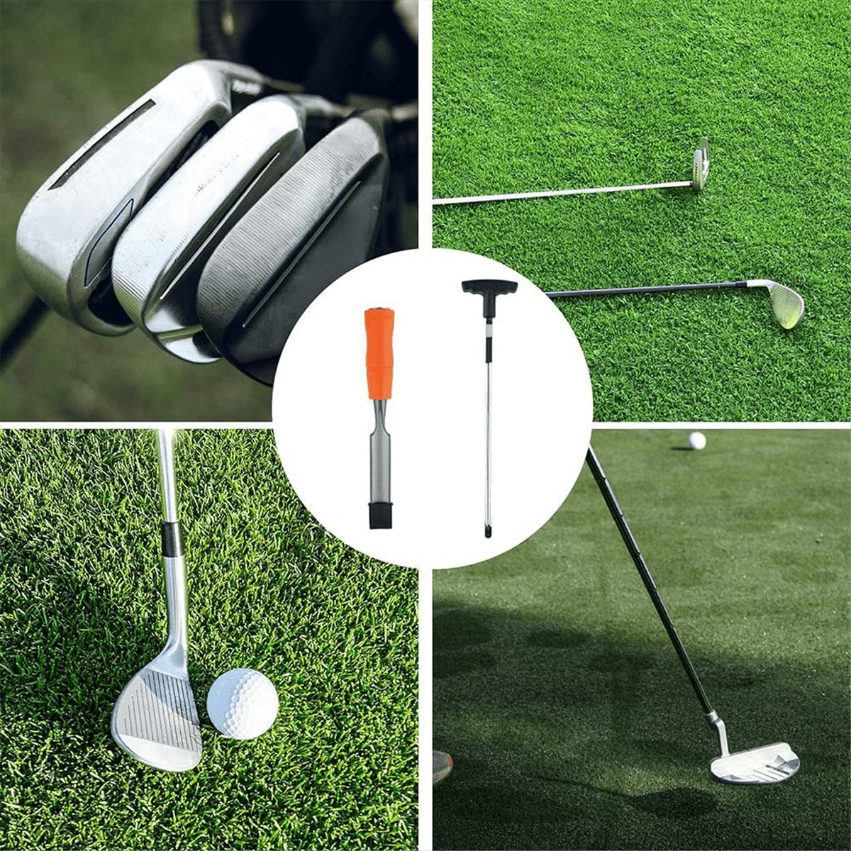 Golf Grip Removal Tool & Golf Grips Tape Remover, V-Groove Grip Remover Saver Repair Tool Essential Accessories