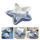 thumbnail image 4 of 1pc Sea Star Shape Key Jewelry Ceramic Plate Home Decorative Ornament (Blue), 4 of 4
