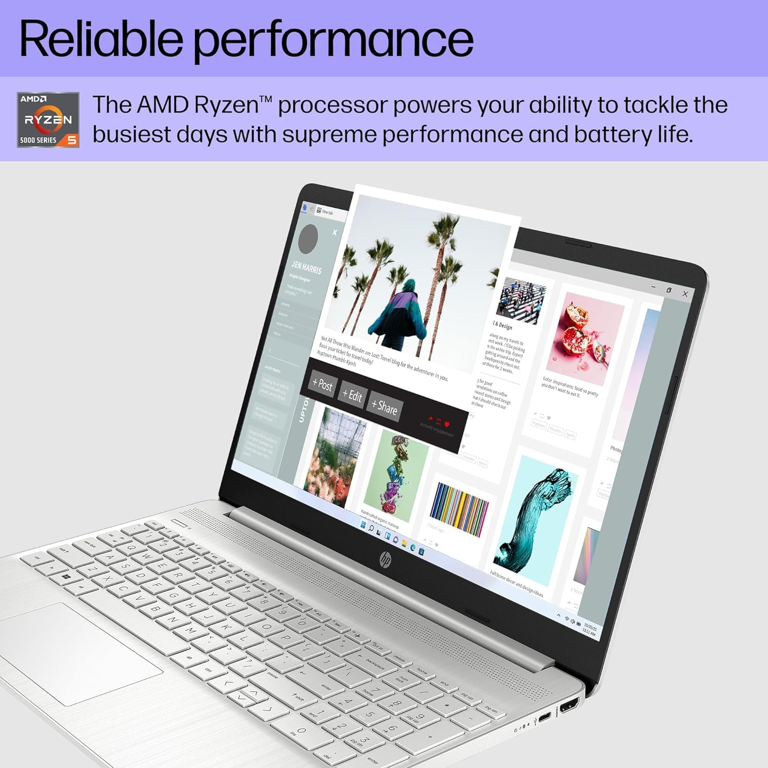 HP Laptop 15-db Ryzen 5 メモリ8GB SSD256GB Amazon.com: HP 15
