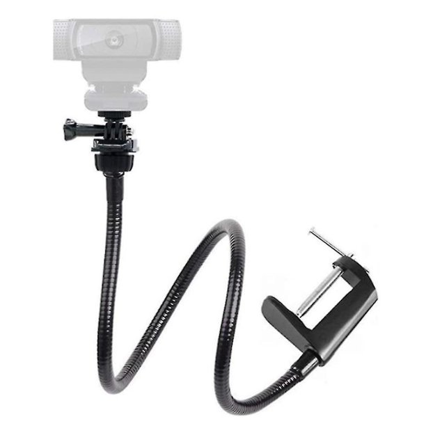 Soporte de cámara con abrazadera de mandíbula de escritorio mejorada soporte de cuello de cisne Flexible Compatible con cámara web 4k C925e C922x C922