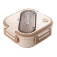 thumbnail image 1 of Portable Lunch Box with Compartments, Leakproof Salad Lunch Container with Handle And Cutlery, Microwave And Freezer Safe, Keeps Food Fresh, Easy to Carry, Perfect for Work, Picnic, Travel, And, 1 of 9