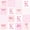 Pink White K, variant on meiyoeat Ribbon Bow Letter Print Bedding For Girls,Pink Plaid Bowknot Alphabet A Duvet Cover Full For Kids,Pink Reversible,3-Piece(No Comforter)