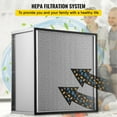 thumbnail image 2 of 24x24x11.5 AC Filter Replacement True HEPA Pleated Air Filter with Durable Galvanized Frame 99.97% Efficient, 2 of 7