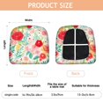 thumbnail image 3 of Pioneer Flower Floral Print Pattern Seat Covers for Dining Room Chairs Set Of 4,Stretch Printed Washable Chair Seat Cover with Elastic Ties and Button,Removable Waterproof Couch Cushion Covers, 3 of 6