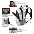thumbnail image 5 of ALAZA Feather Mandala Backpack Elementary School Bag Bookbag Travel Rucksack, 5 of 7