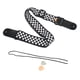 thumbnail image 1 of Correa Ajustable, Correa De Guitarra Con La Piel Amigable En Y Negro A Cuadros De 94 A 158 Cm Con 2 Selecciones Para Instrumentos De Cuerda, 1 of 7