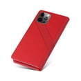 thumbnail image 5 of Case For iPhone 12 Pro Max, Allytech Wallet Case with Magnetic Buckle Flip Cover with Card Slots Kickstand PU Leather Phone Protective Case Cover, For iPhone 12 Pro Max,Red, 5 of 6