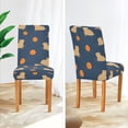 thumbnail image 3 of Yayeee 2 Pack Dining Chair Covers Stretch Parson Chairs Slipcovers Seat Protector, Blue Capybaras, 3 of 6