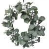 Simulation Garland Door Decoration Ring Small Thorn Door Leaf Wreath artificial flowers in vase Home